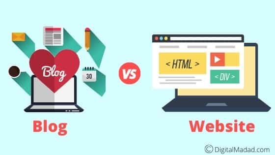 What is Blog in Hindi - Blog vs website