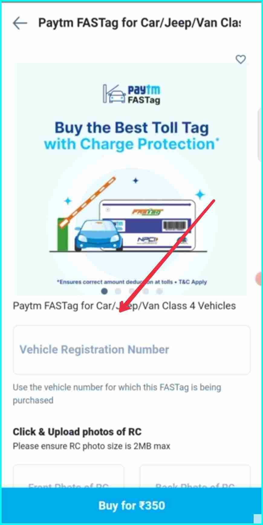 Vehicle Registration number dale